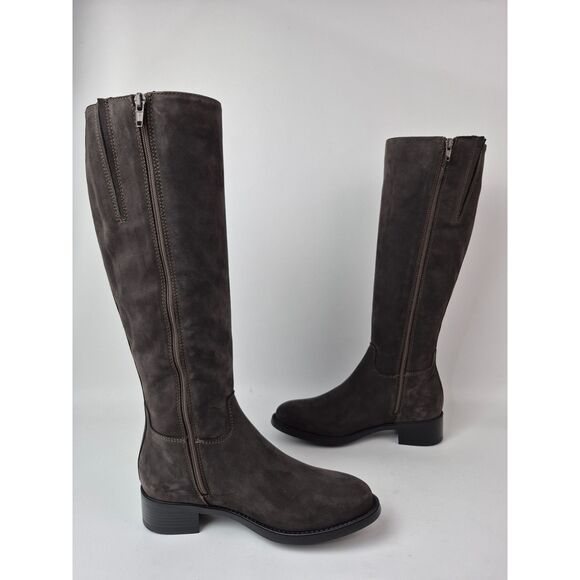 La Canadienne Women's Dark Brown Suede Love Boots Size 6 M - Picture 5 of 7